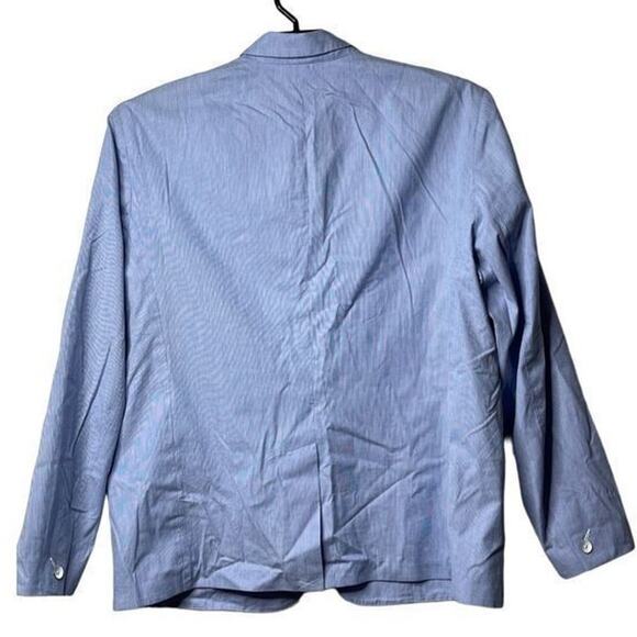 Rag & Bone New York Mens Light Blue Striped Japanese Parker Blazer Jacket Sz 48 - Picture 4 of 16